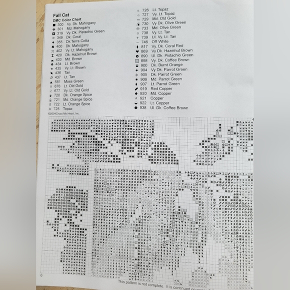 Cross Stitch Pattern Fall & Winter Cats - Picture 7 of 10